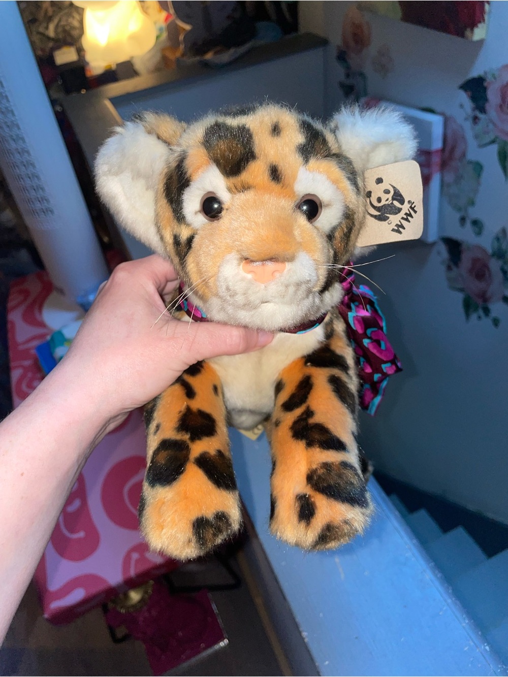 WWF jaguar plush nwt